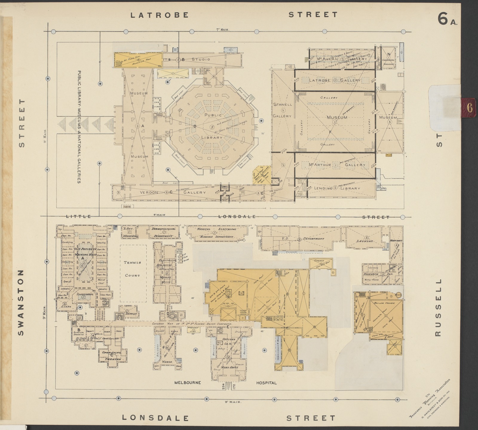 [City of Melbourne plans. Section 2] [cartographic material]. Version 4 / Insurance Planning Association ; G. Mahlstedt & Son, civil engineers & surveyors.