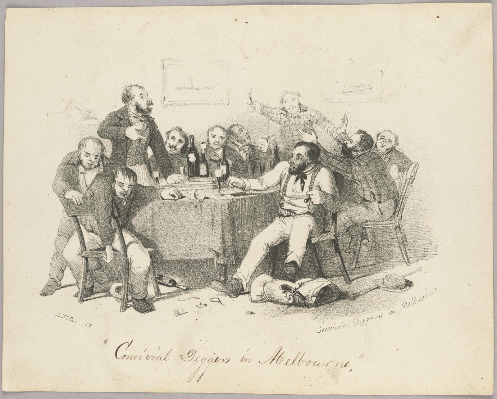 Thumbnail image for Convivial diggers in Melbourne | SLV H7833