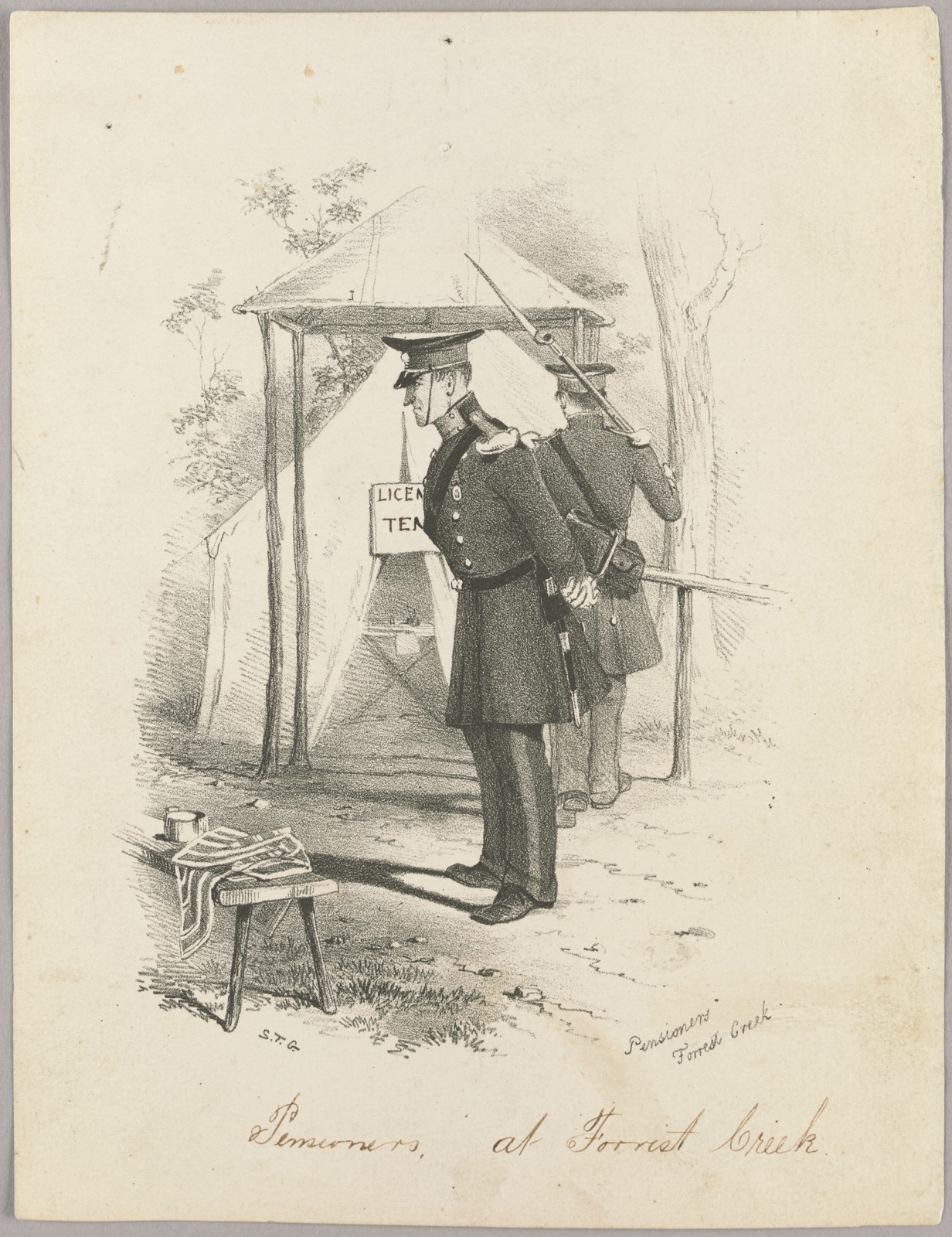 Thumbnail image for Pensioners, Forrest Creek | SLV H7848