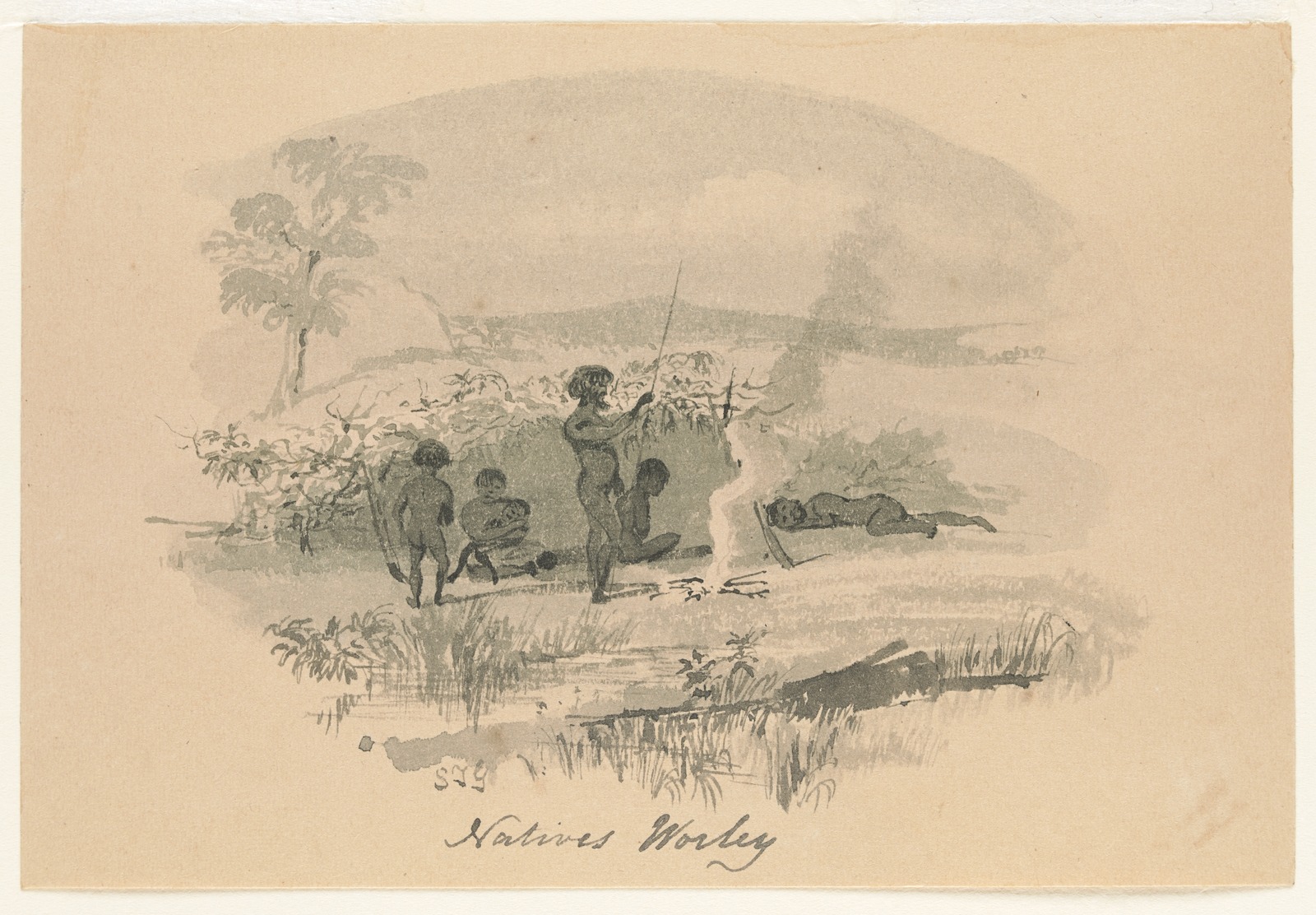 Thumbnail image for Natives' Worley [i.e. wurley] | SLV H3485