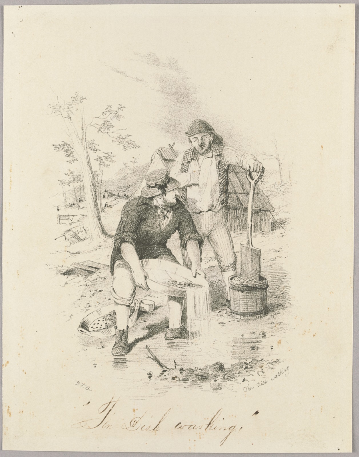 Thumbnail image for Tin dish washing | SLV H7838