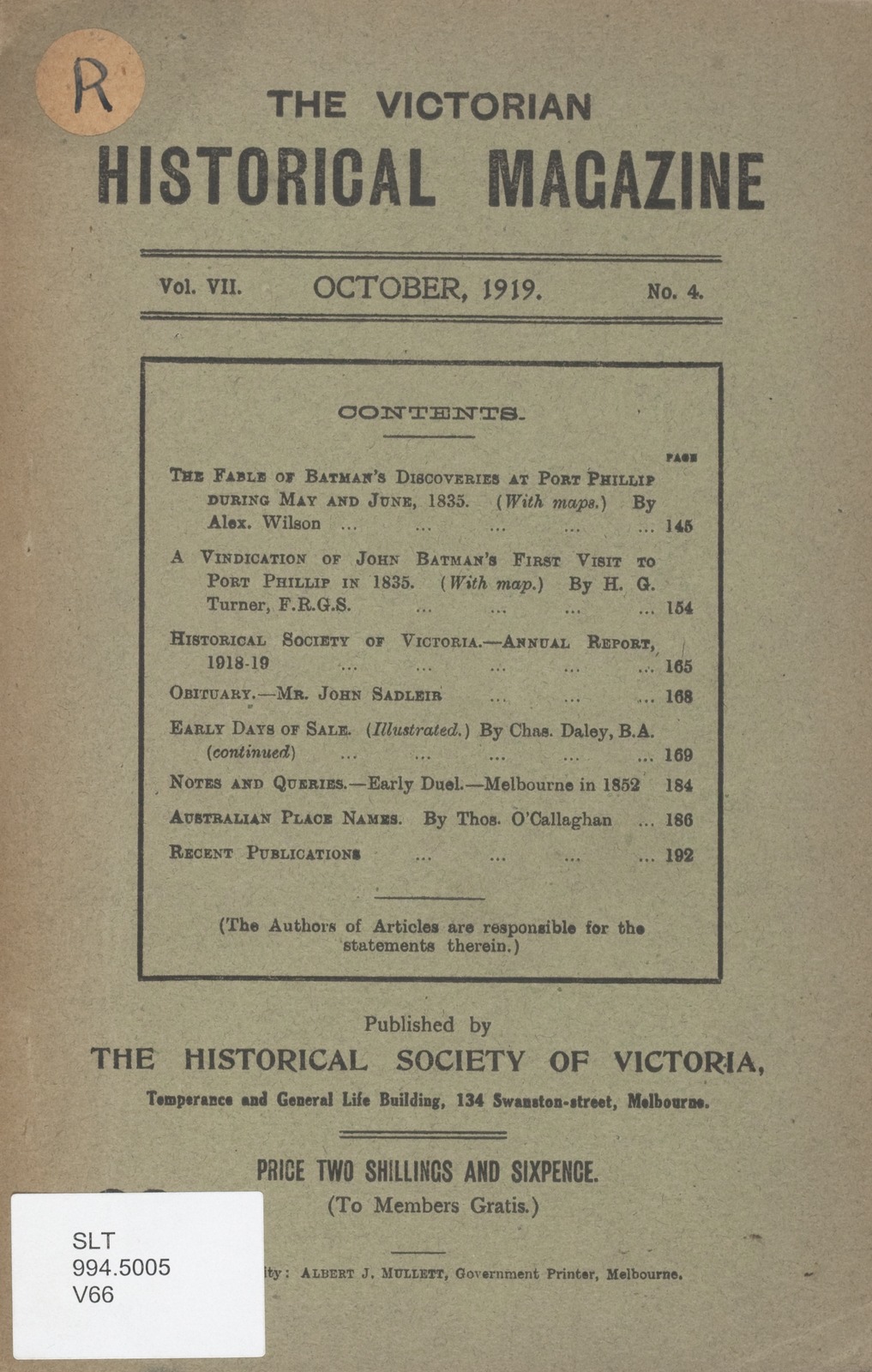 State Library Victoria