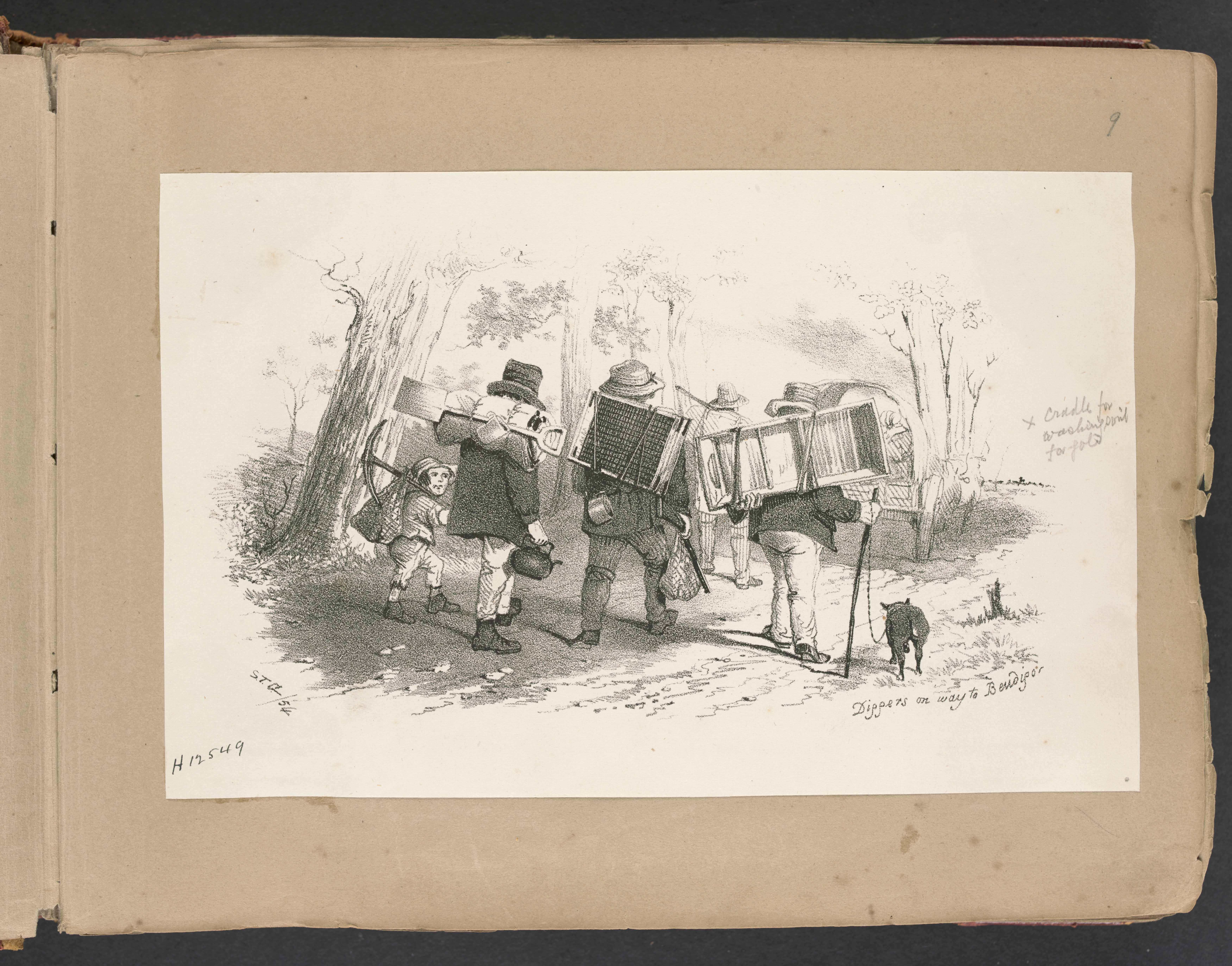 Thumbnail image for Diggers on way to Bendigo | SLV H12549