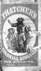 Digitised cover image for Thatcher’s Colonial Songster