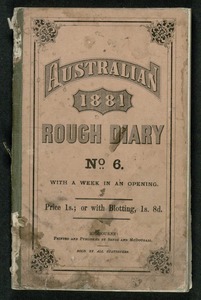 Diary of Alfred William Crowe