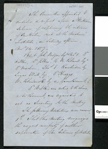 Report of the Committee appointed to consider a report upon a Victorian scheme of exploring the interior of Australia. 14 November 1857. 4 p.