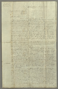 Letter from Charles Swanston, Hobart Town, to George Mercer, Dryden, Edinburgh