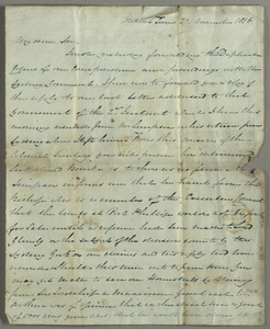 Letter from Charles Swanston, Hobart Town, to George Mercer, Dryden House near Edinburgh