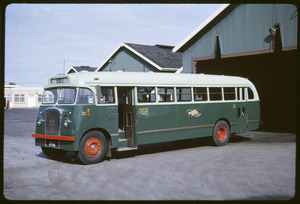 Melbourne-Brighton Bus Lines bus parked at Elwood Depot