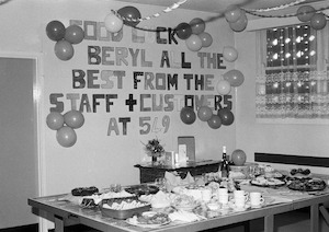 Farewell party for Beryl Coles New World Noble Park Store No. 549