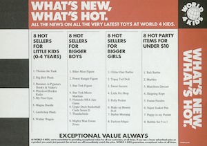 World 4 Kids : What&#39;s new what&#39;s hot