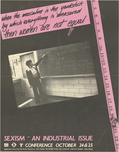 When the masculine is the yardstick by which everything is measured then women are not equal, circa 1970-1979